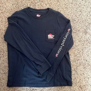 Vinyard Vines Boys Christmas Long Sleeve T-Shirt